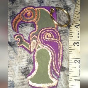 Handmade key fob dongle.